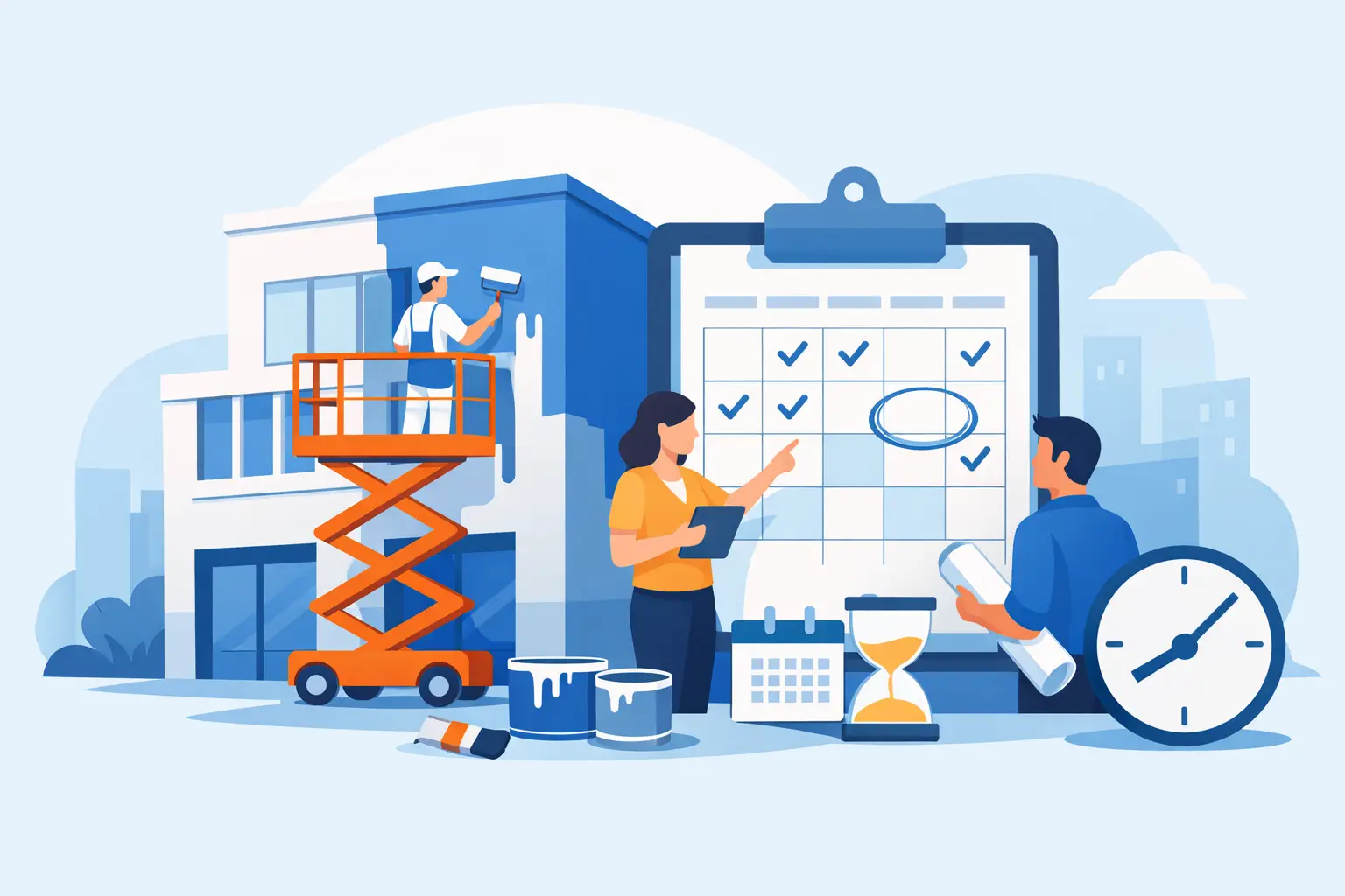 Guide to Commercial Repaint Scheduling